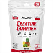 Allmax Creatine Gummies Travel Pack - 8 Gummies - Tropical Fruit Punch - SupplementSource.ca