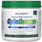 Allmax Cytogreens Acai Berry Green Tea, 14 Servings - SupplementSource.ca