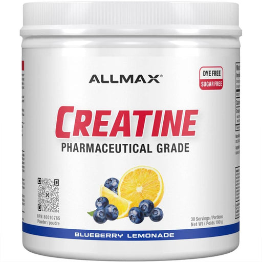 Allmax Flavoured Creatine, Blueberry Lemonade, 30 Servings - SupplementSource.ca