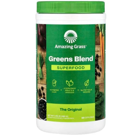 Amazing Grass Greens Blend Superfood, 60 Servings - SupplementSource.ca