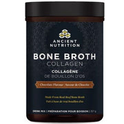 Ancient Nutrition Bone Broth Collagen, Chocolate Flavour, 357g - SupplementSource.ca