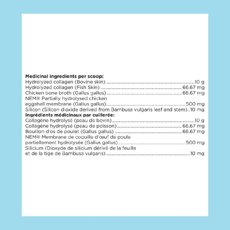 Ancient Nutrition Multi Collagen Protein, 480g Unflavoured Nutrition Facts - SupplementSource.ca
