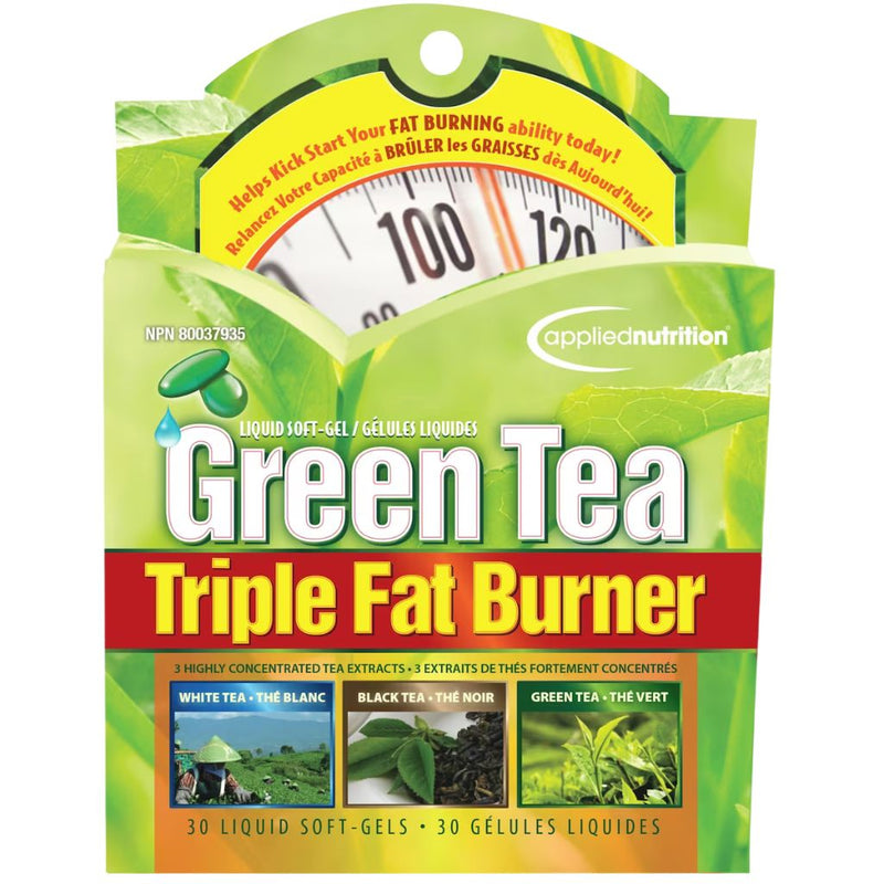 Applied Nutrition GREEN TEA TRIPLE FAT BURNER, 30 Softgels