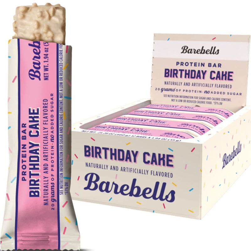 Barebells Protein Bars 12 Bars/Box Birthday Cake - SupplementSource.ca