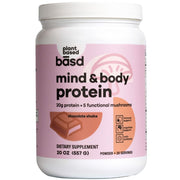 BASD Mind &amp; Body Protein, 20 Servings Chocolate Shake - SupplementSource.ca