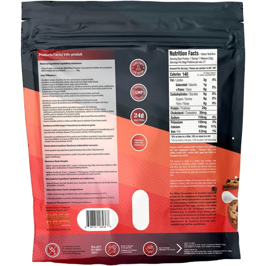 Base Pro Nutrition WHEY PROTEIN, 2lb — SupplementSource.ca