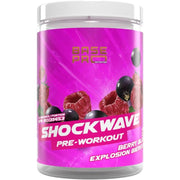 Base Pro Nutrition Shockwave Pre-Workout, 40 Servings Berry Blast - SupplementSource.ca