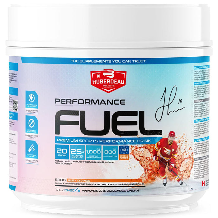 Believe Supplements Performance Fuel, 20 Servings Huby Orange - SupplementSource.ca