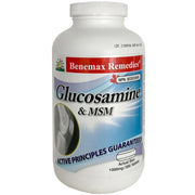 Benemax Remedies Glucosamine & MSM, 300 Tablets - SupplementSource.ca