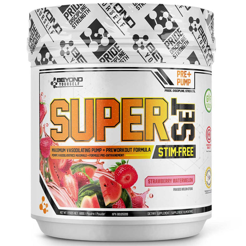 Beyond Yourself SUPERSET Stim-free, 40 Servings Strawberry Watermelon - SupplementSource.ca