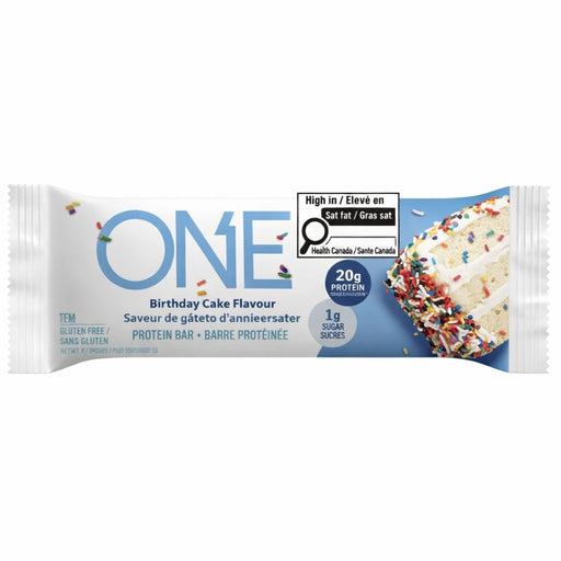 ONE Brand One Protein Bar Birthday Cake Single Bar - SupplementSource.ca