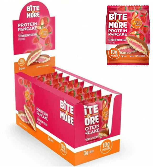 Bite & More PROTEIN PANCAKES, 12 Packs/Box