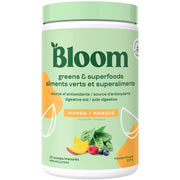 Bloom Nutrition Greens &amp; Superfoods, 25 Scoops Mango - SupplementSource.ca
