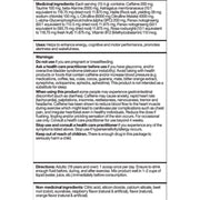 Bucked Up Bucked Up, 25 Servings Nutrition Panel - SupplementSource.ca