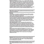 Bucked Up Woke AF, 40 Servings Nutriton Panel - SupplementSource.ca