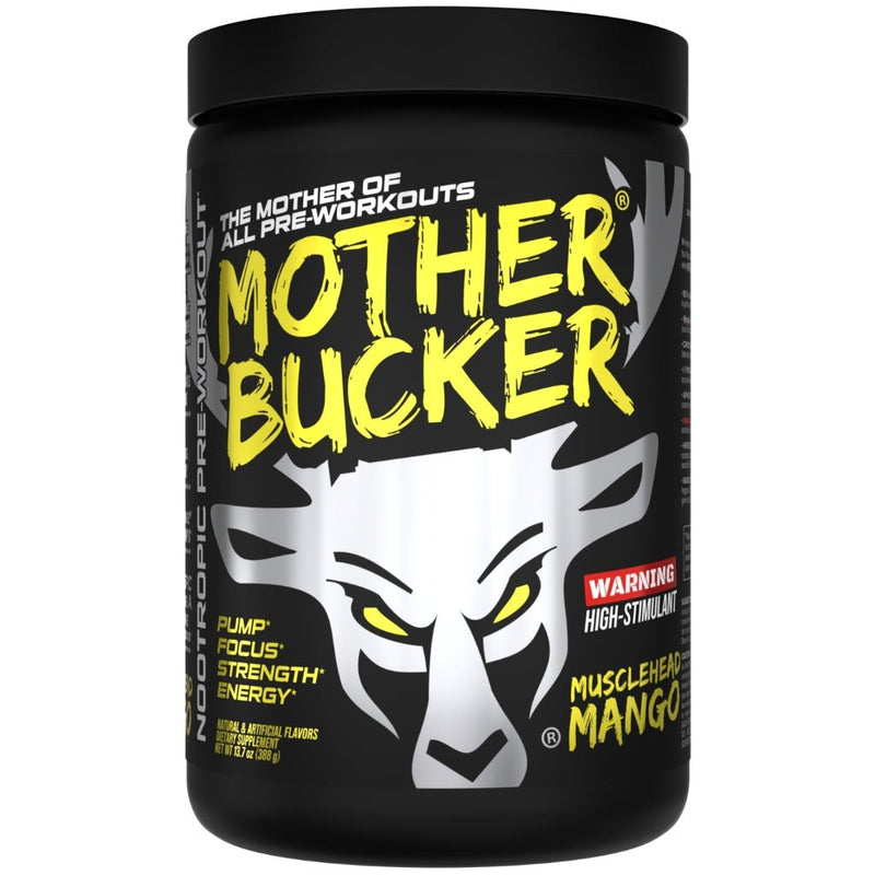 Bucked Up Mother Bucker Musclehead Mango, 392g - SupplementSource.ca