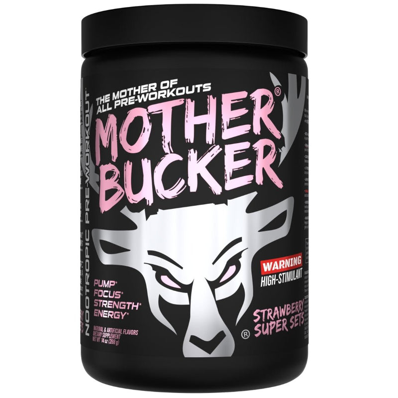 Bucked Up Mother Bucker Strawberry Supersets, 392g - SupplementSource.ca