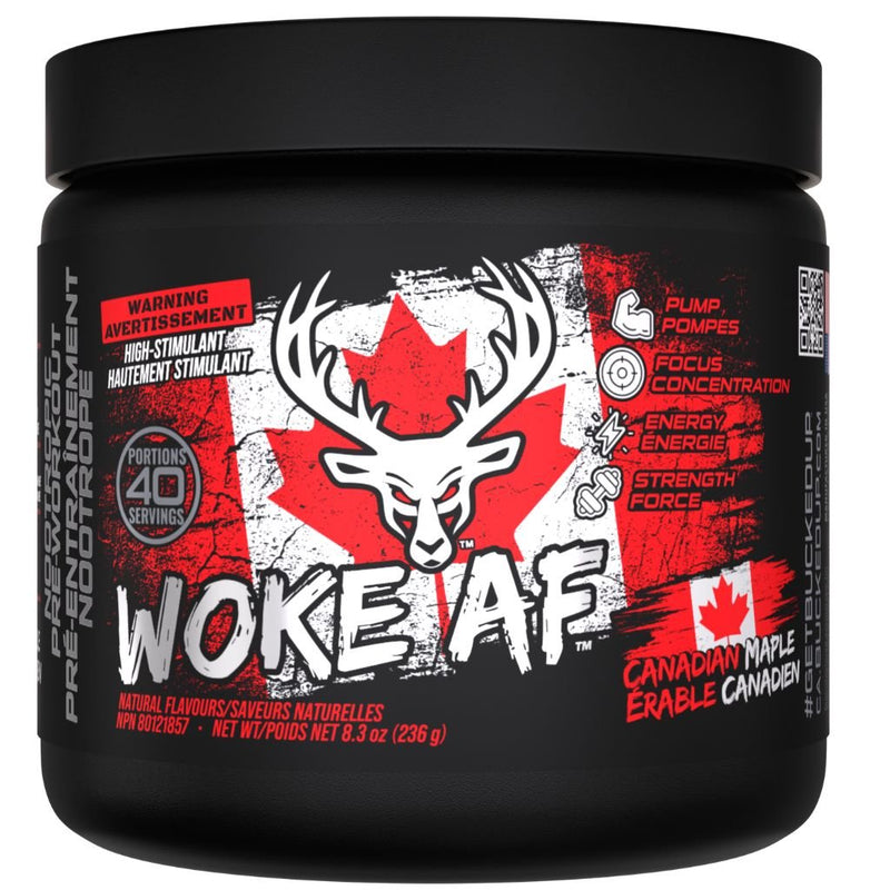 Bucked Up Woke AF, 40 Servings Canadian Maple - SupplementSource.ca