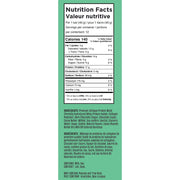 Built Puff Protein Bars, 12 Bars/Box Mint Chip Nutrition Panel - SupplementSource.ca