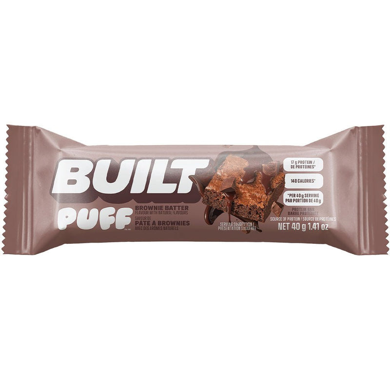 Built Bar Puff Brownie Batter Single Bar- SupplementSource.ca