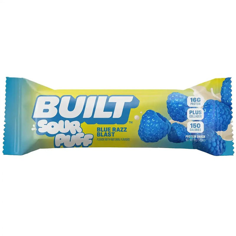 Bullt Sour Puff Single Bar, Blue Razz Blast - SupplementSource.ca