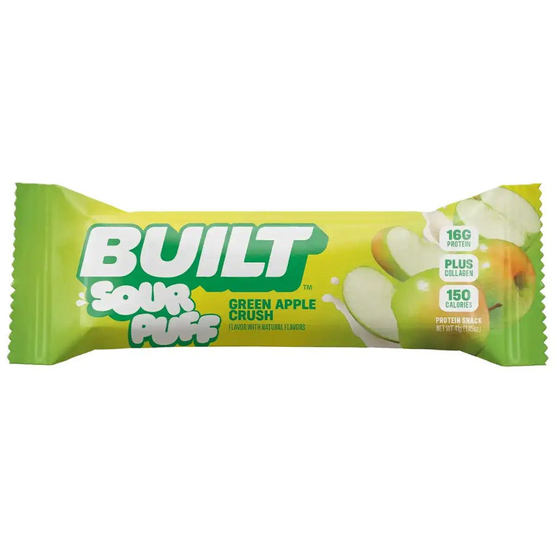Bullt Sour Puff Single Bar, Green Apple Crush - SupplementSource.ca