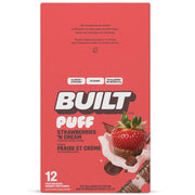 Built Puff Protein Bars, 12 Bars/Box Strawberries 'N Cream - SupplementSource.ca