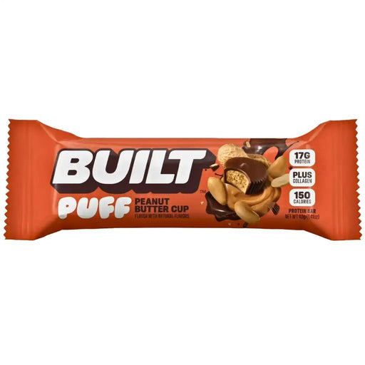 Built Bar Puff Peanut Butter Cup Single Bar - SupplementSource.ca