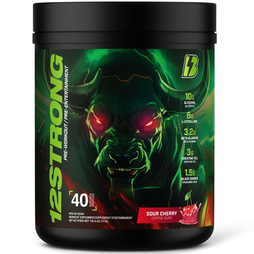 Bull Nutrition 12Strong Sour Cherry - SupplementSource.ca