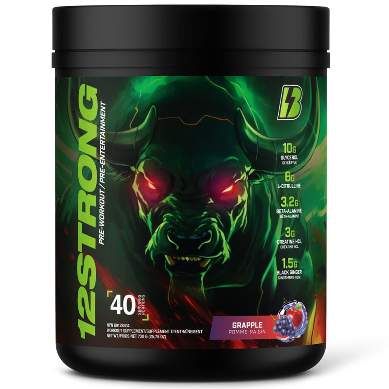 Bull Nutrition 12Strong Grapple - SupplementSource.ca