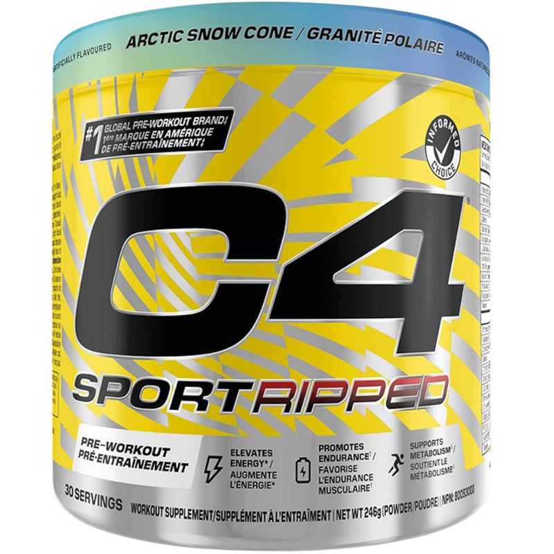 Cellucor C4 Ripped Sport 30 Servings Arctic Snow Cone - SupplementSource.ca