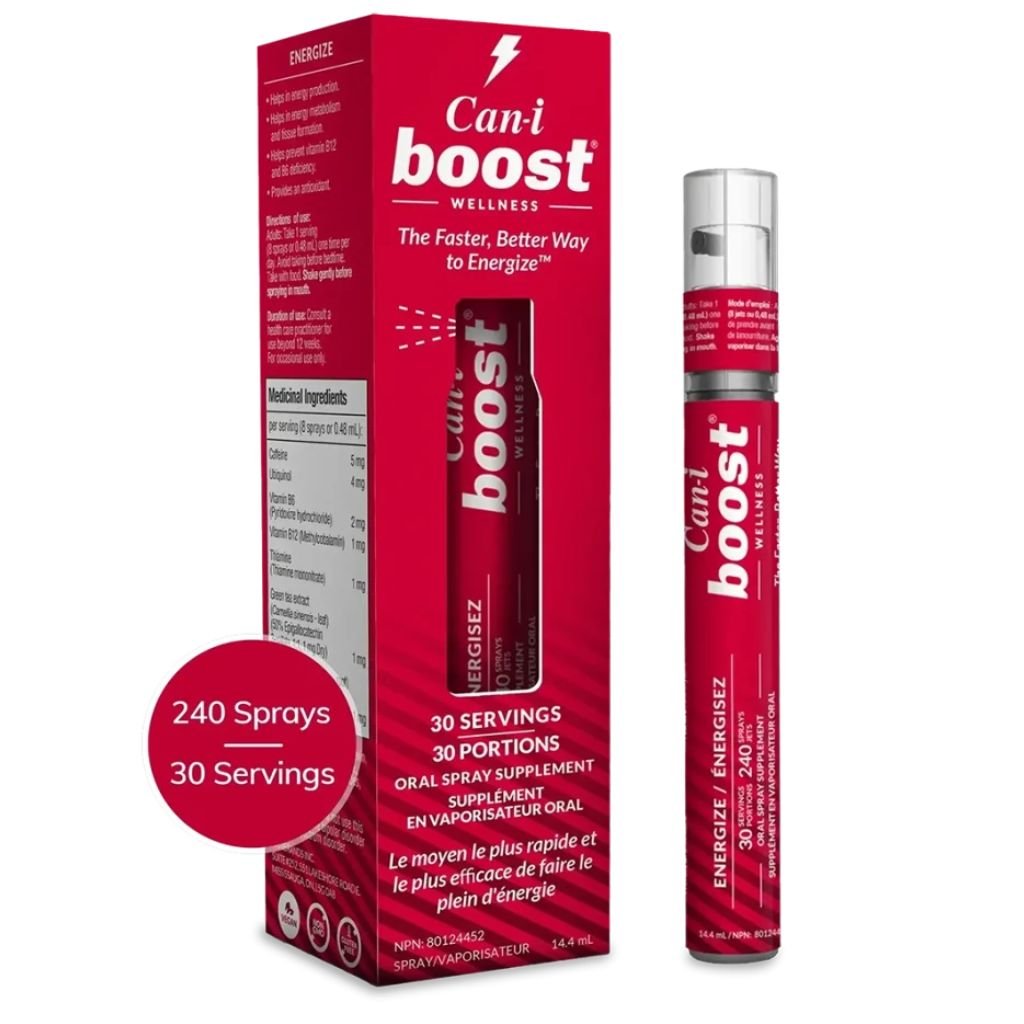 Can-i Boost Fast-Acting Oral Energy Vitamin Spray, 30 Servings - SupplementSource.ca