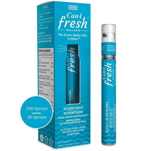 Can-i Fresh Ultra Calm Stress Relief Oral Vitamin Spray, 30 Servings - SupplementSource.ca