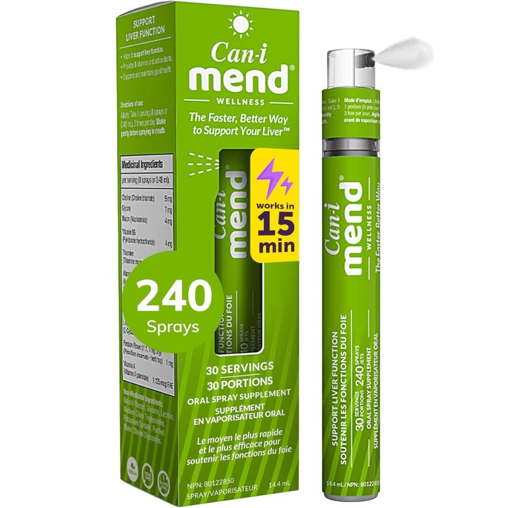 Can-i Mend Fast-Acting Liver Support Oral Spray, 30 Servings - SupplementSource.ca