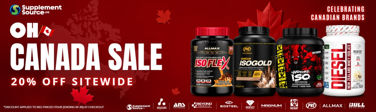 Canada Day 2026 - Save 20% Site Wide* - SupplementSource.ca