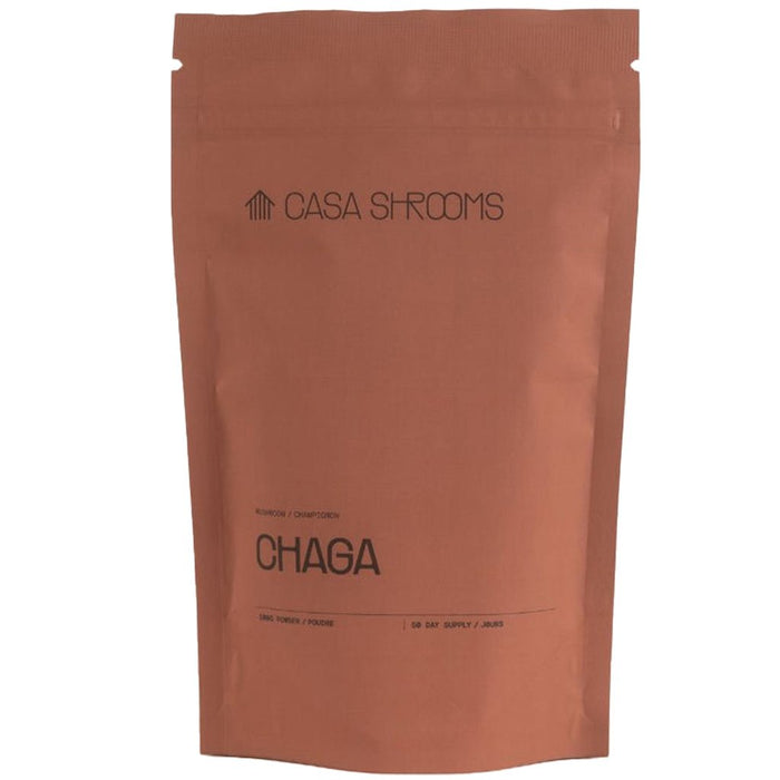 Casa Shrooms Chaga Mushroom Powder, 125g - SupplementSource.ca