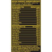 Cellucor BCAA SPORT, 30 Servings Nutritional Panel - SupplementSource.ca
