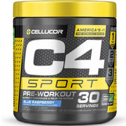 Cellucor C4 Sport Pre-Workout, Blue Raspberry, 30 Servings - SupplementSource.ca