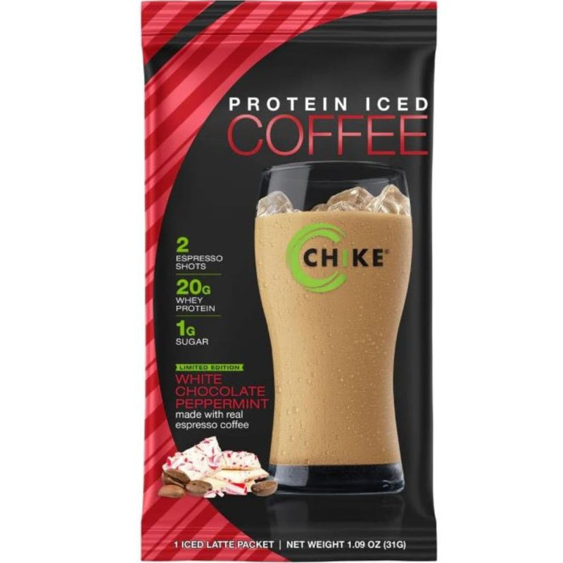 Chike Protein Iced Coffee White Chocolate Peppermint, 31g - SupplementSource.ca