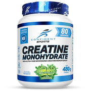 Confident Sports Flavoured Creatine Monohydrate, 80 Servings Green Apple - SupplementSource.ca