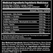 Confident Sports Dynomight, 20 Servings Watermelon Rush Nutrition Panel - SupplementSource.ca