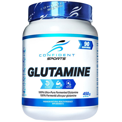 Confident Sports Glutamine, 450g - SupplementSource.ca