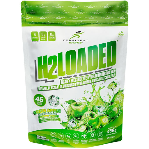 Confident Sports H20 Loaded, 45 Servings Green Apple - SupplementSource.ca