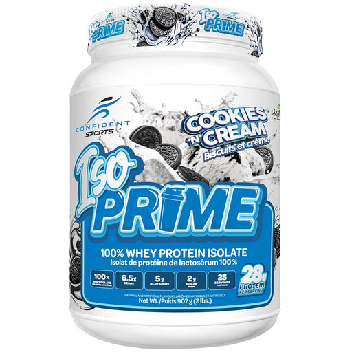 Confident Sports Iso Prime 2lbs, Cookies n Cream - SupplementSource.ca