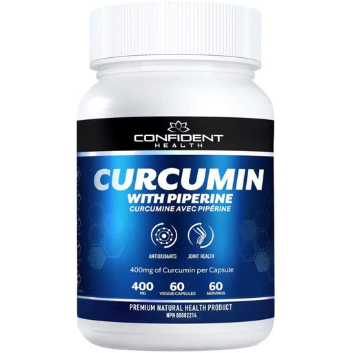 Confident Health CURCUMIN, 60 VCaps - SupplementSource.ca
