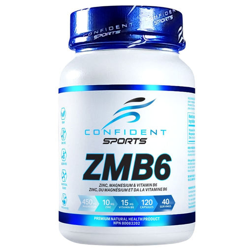 Confident Sports ZMB6, 120 Caps SupplementSource.ca