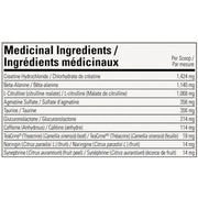 CrossFuel 100% Clean Pre-workout, 170g Icy Blue Razz Nutrition Facts - SupplementSource.ca