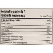 CrossFuel 100% Clean BCAAs, 28 Servings Icy Blue Razz Nutrition Facts - SupplementSource.ca