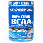 Crossfuel 100% Clean BCAAs 28 Servings Blue Raspberry -SupplementSource.ca