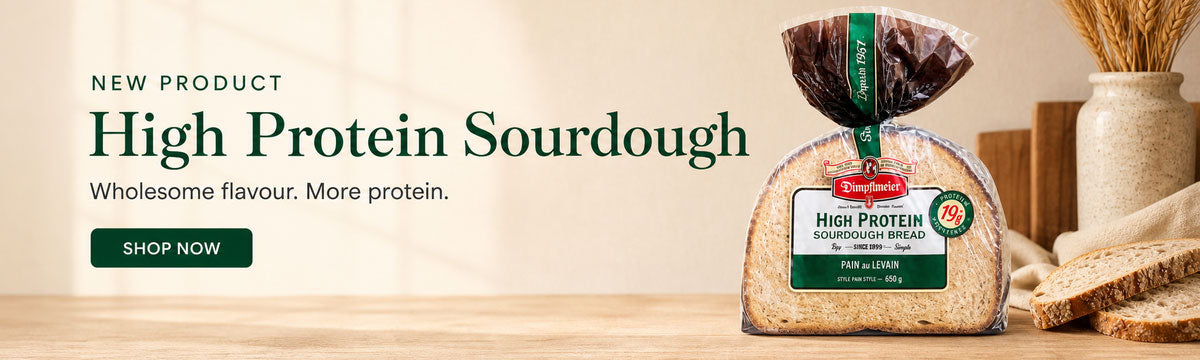 New Product Alert - Dimpflmeier Bakery High Protein Sourdough Now  in Stock - SupplementSource.ca
